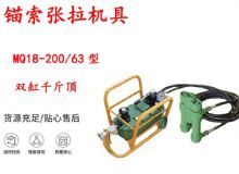 點(diǎn)擊查看詳細(xì)信息<br>標(biāo)題：風(fēng)動(dòng)張拉機(jī)具 MQ18-200-63型 配雙缸千斤頂 礦用錨索張拉機(jī)具 閱讀次數(shù)：254